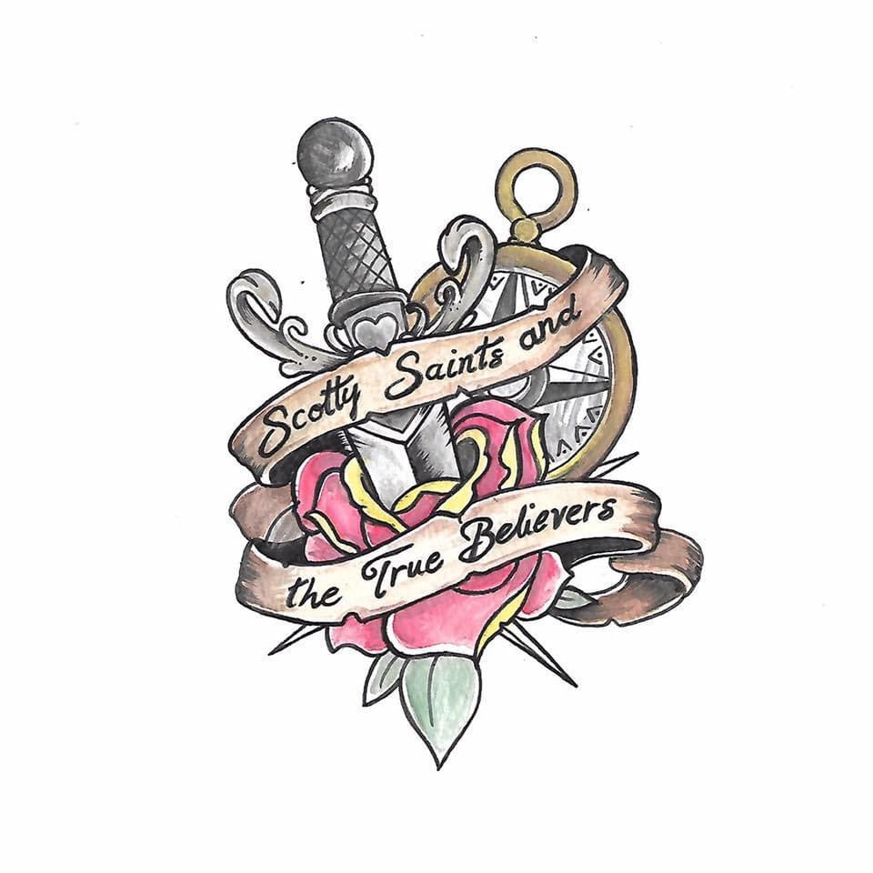 Scotty Saints and The True Believers - S/T 7 Inch